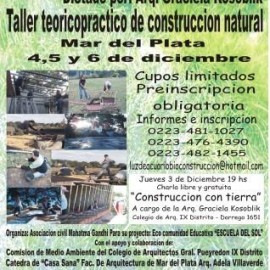 Primer Curso  de Construcción con Tierra